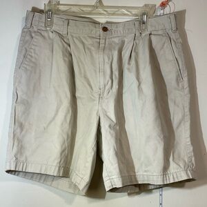 Farah Khaki shorts Vintage‎ Classic Mens size 38 cotton summer vacation ready